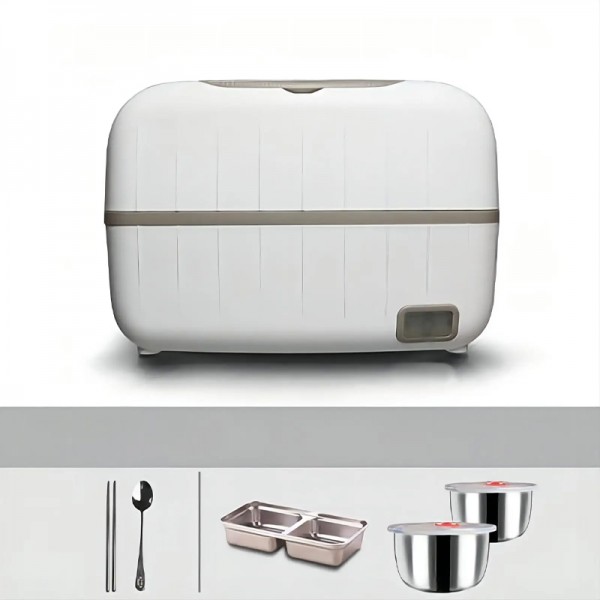 Portable Electric Lunch Box Stainless Steel Heated And Insulated Electric Lunch Box